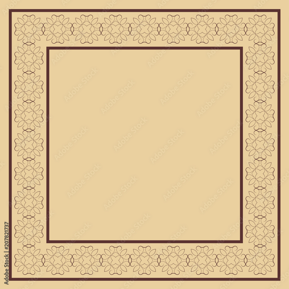 Fototapeta premium Vintage decorative frame