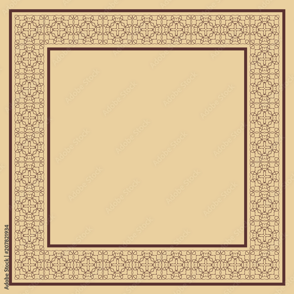 Fototapeta premium Vintage decorative frame