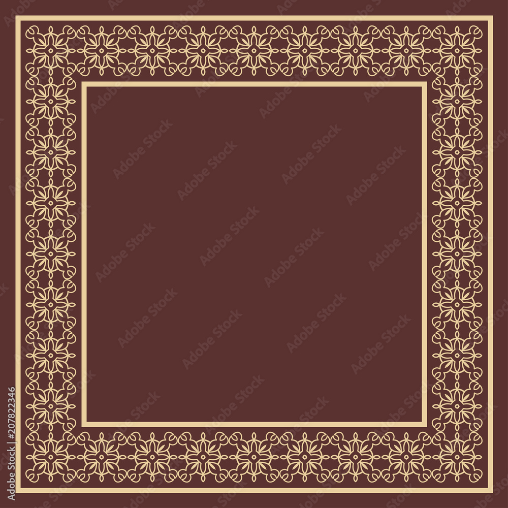 Fototapeta premium Vintage decorative frame