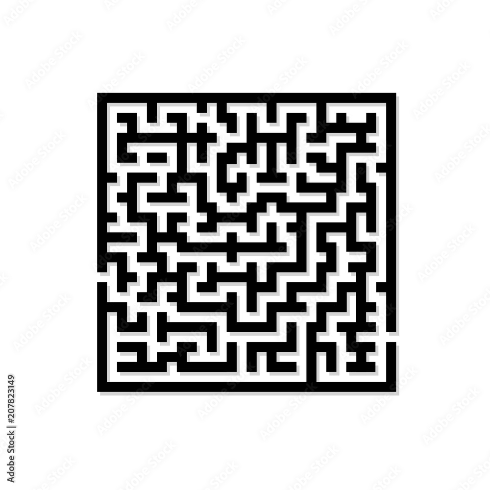Labyrinth icon. vector Labyrinth icon. vector
