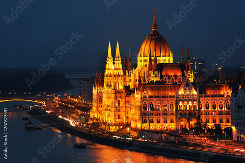  Cityscape image of Budapest, capital city of Hungary, Europe