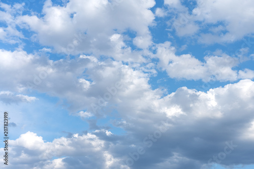 Clouds with blue sky