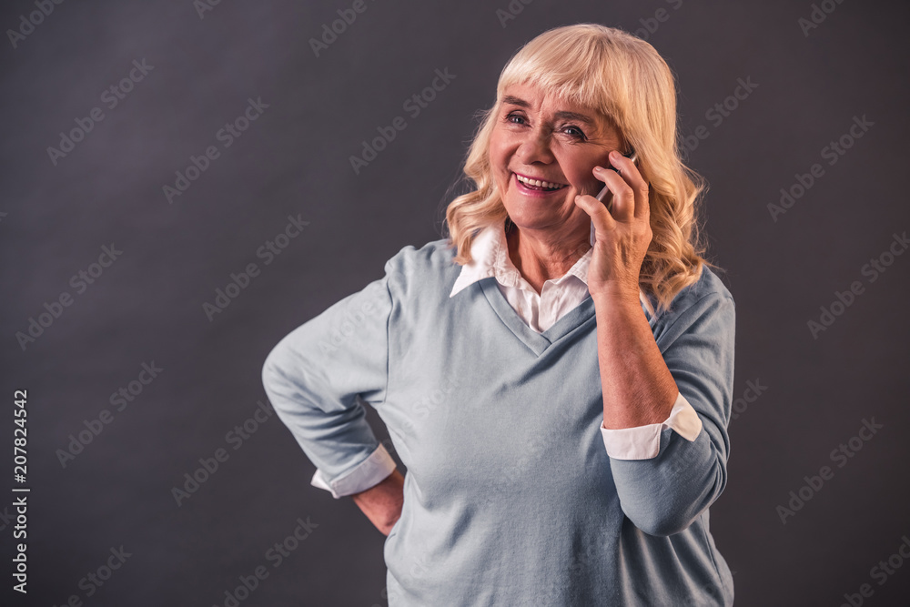 Beautiful old lady Beautiful old lady