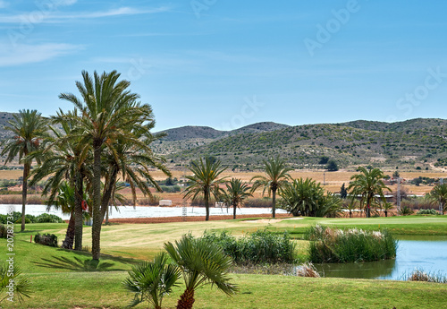 Golf field in Spain