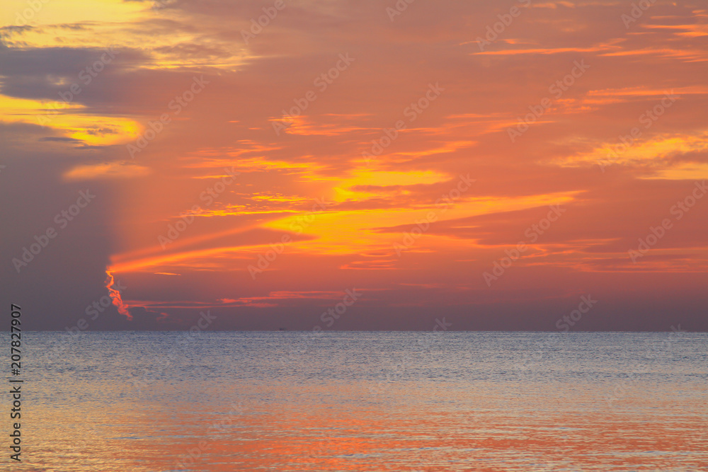 Beautiful sky at twilight time Beautiful sky at twilight time