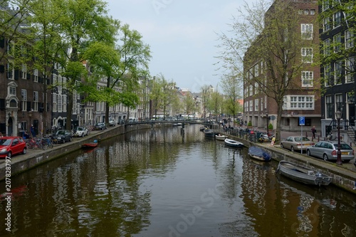 Vue d'Amsterdam aux Pays Bas © Julien