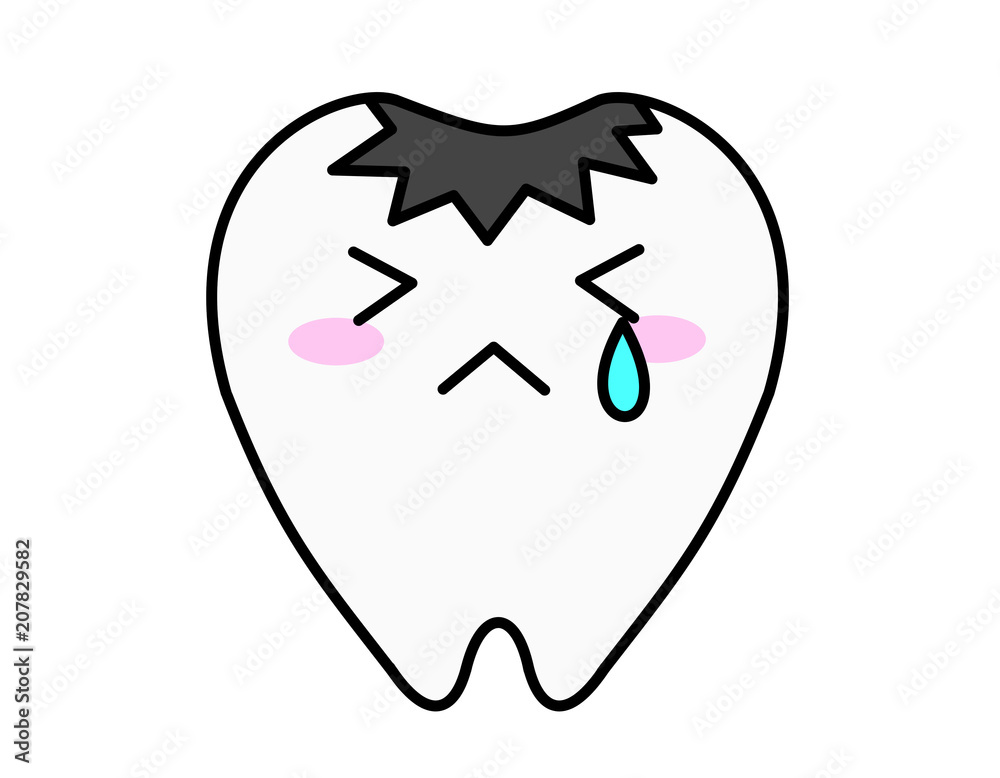 虫歯涙(色、頬) 虫歯涙(色、頬)