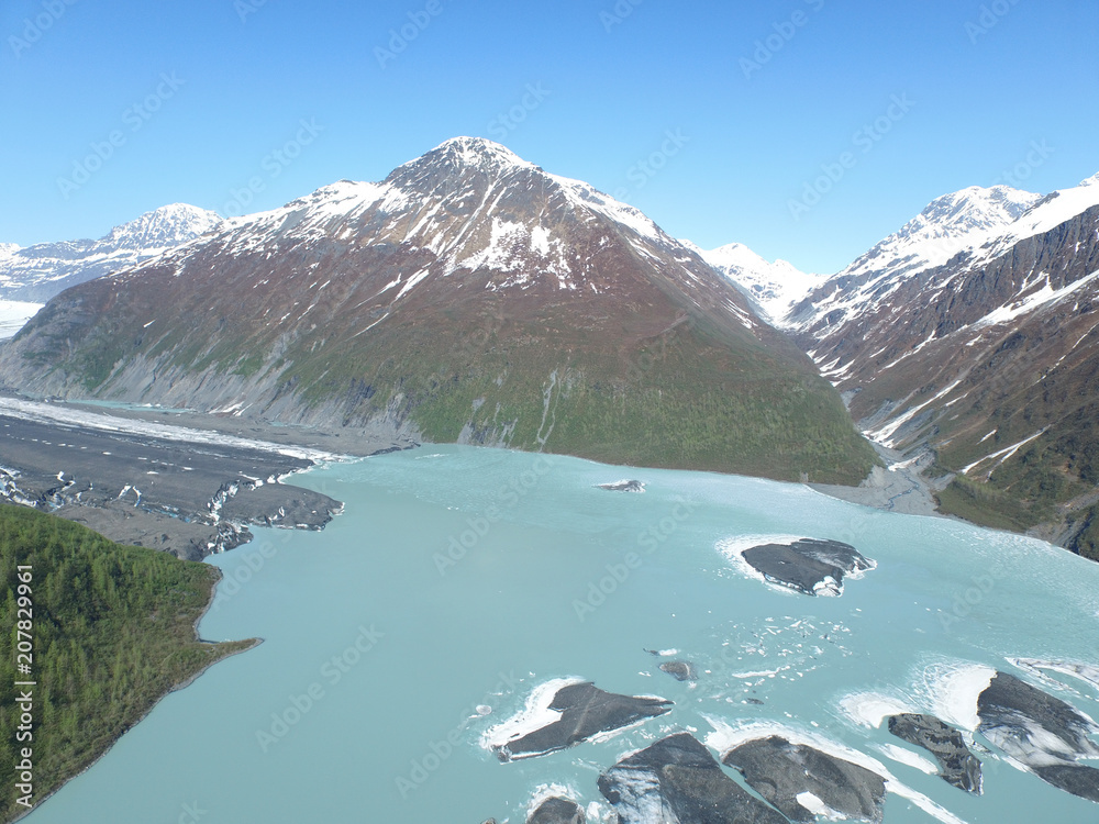 Alaskan Glacier Lake
