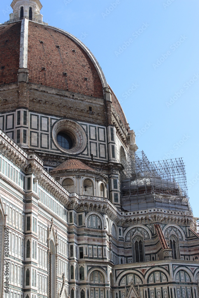 Renovation of dome on the Florence cathedral