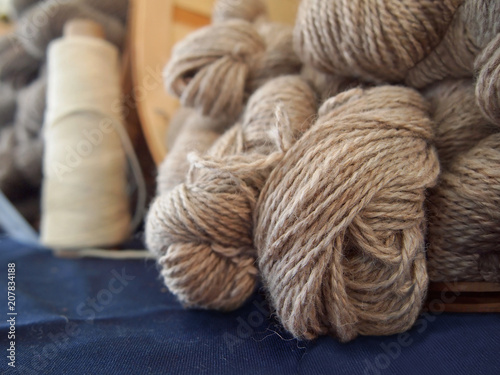 Natural Sheep Wool Yarn