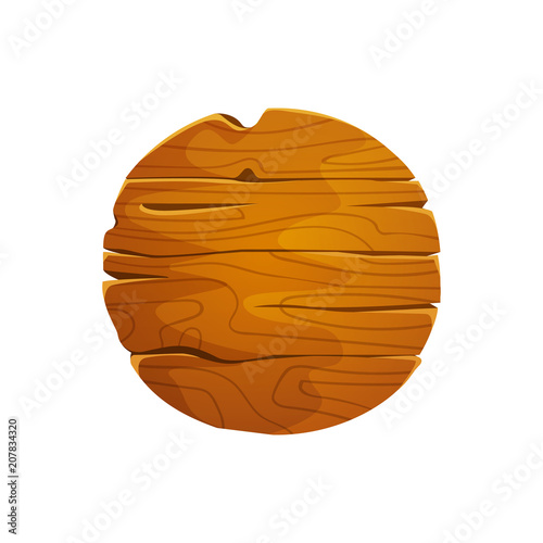 Old west wood board. Vector game welcome board. Pizza wood plate.