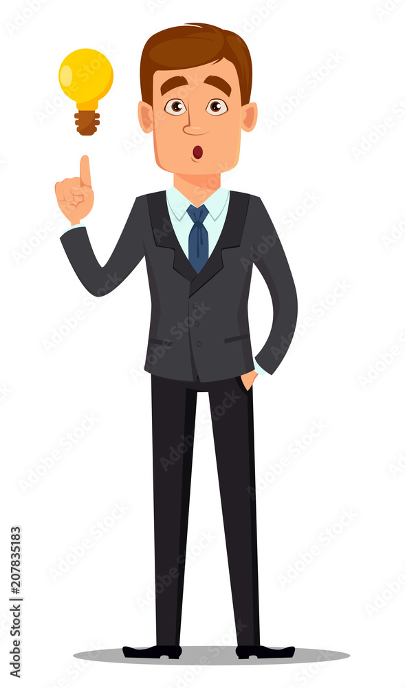 Handsome banker in business suit Handsome banker in business suit