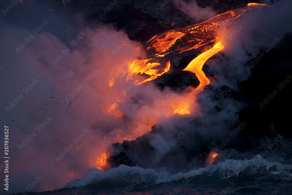 Fototapeta premium Lava Flow