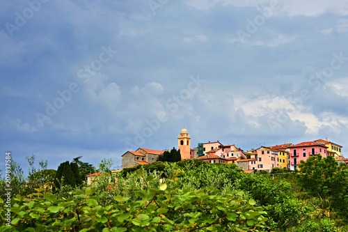 Views Of Montemarcello Village Liguria Italy