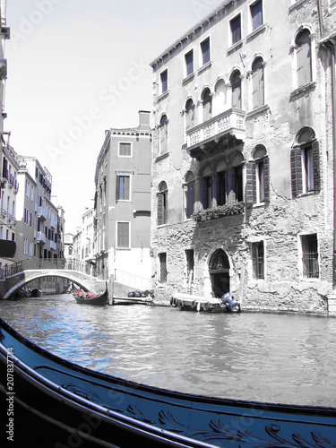 Venetian gondolas - Venice - Italy © sanzios