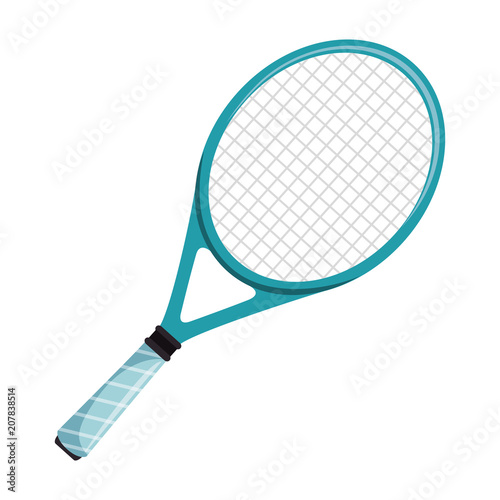 tennis racket isolated icon vector illustration design
