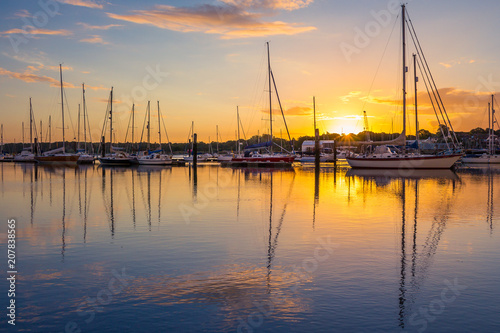Sunrise in Southampton Marina © Arsen