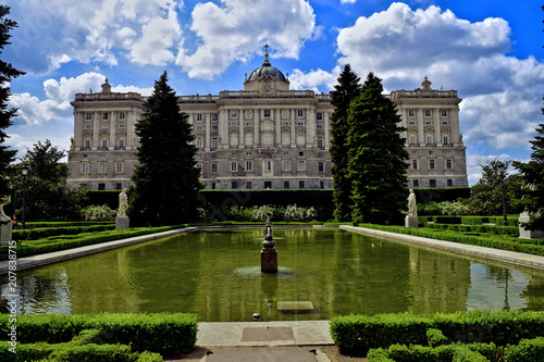 The beauty of the Royal Palace. Photograph taken at the Royal Palace of Madrid (Spain)