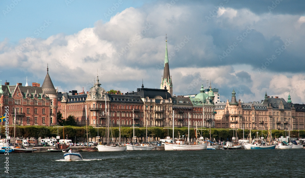 View of Gamla Stan (Old Town) in Stockholm, Sweden