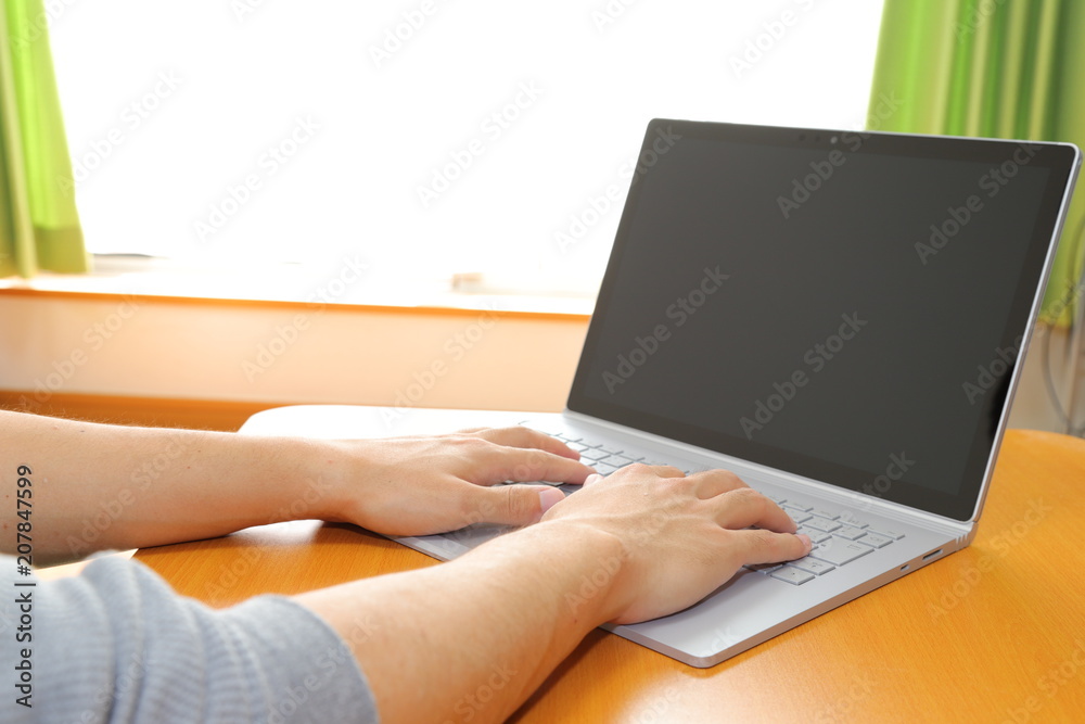 Fototapeta premium パソコン ビジネス イメージ