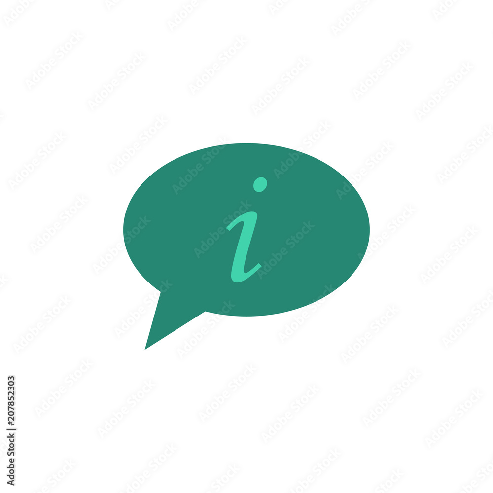 communication with information icon. Element of web icon for mobile concept and web apps. Colored isolated communication with information icon can be used for web and mobile