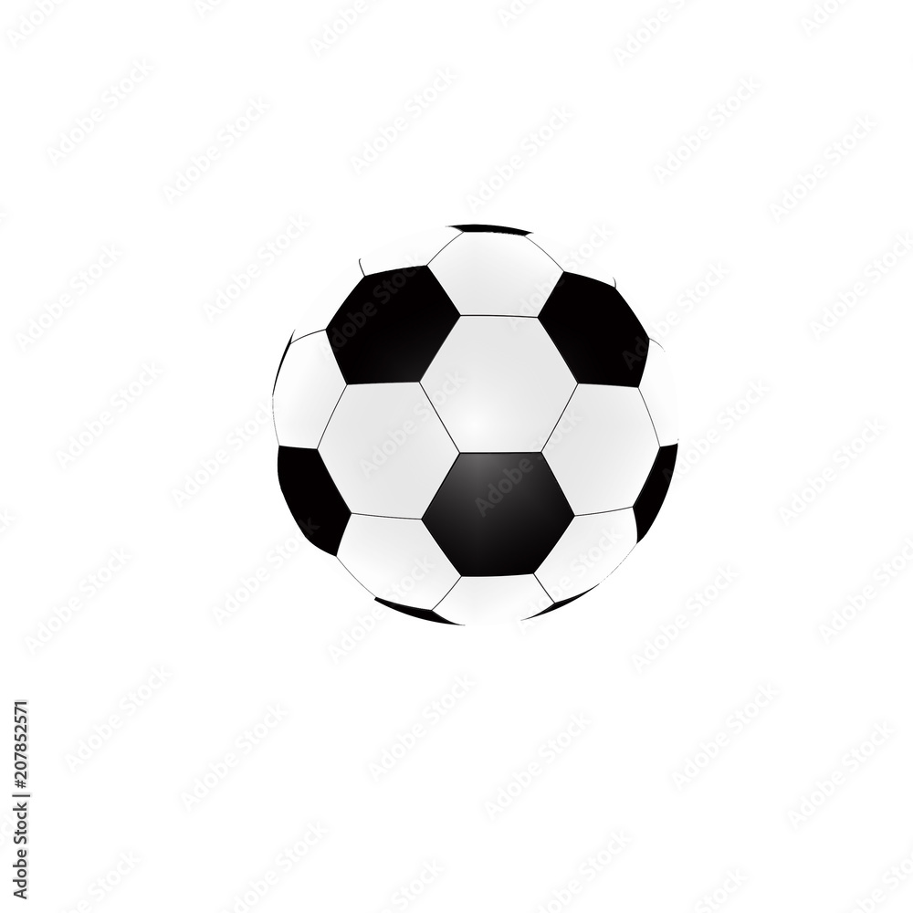 Obraz premium soccer ball isolated on white background