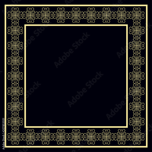 Vintage decorative frame