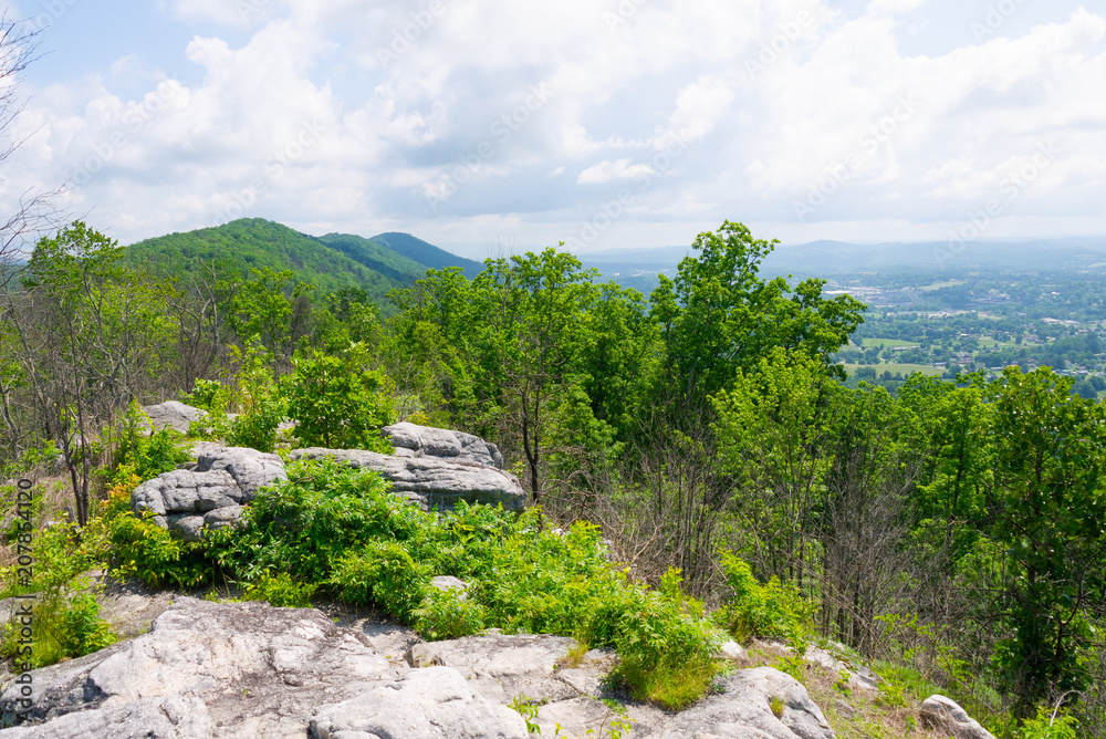 View of Cumberland Trail from Devils Racetrack Ridge View of Cumberland Trail from Devils Racetrack Ridge