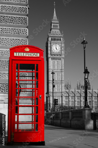 BW Westminster phone box