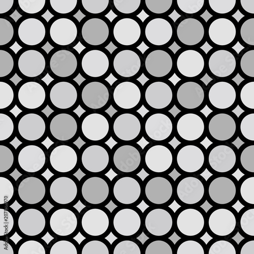 Stylish dots background. Seamless pattern.Vector.                                              