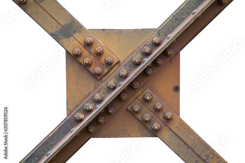 Screw steel railway bridges based on strength.
