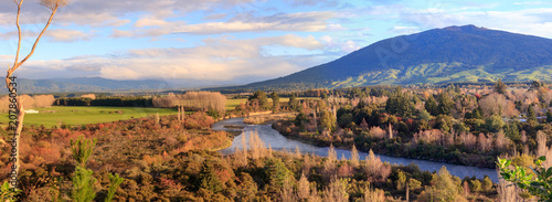 Picturesque landscape, Turangi, New Zealand photo