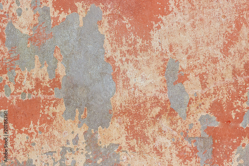 old peeling plaster on wall © IRINA