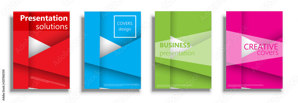 Vector covers templates, covers design collection Vector covers templates, covers design collection