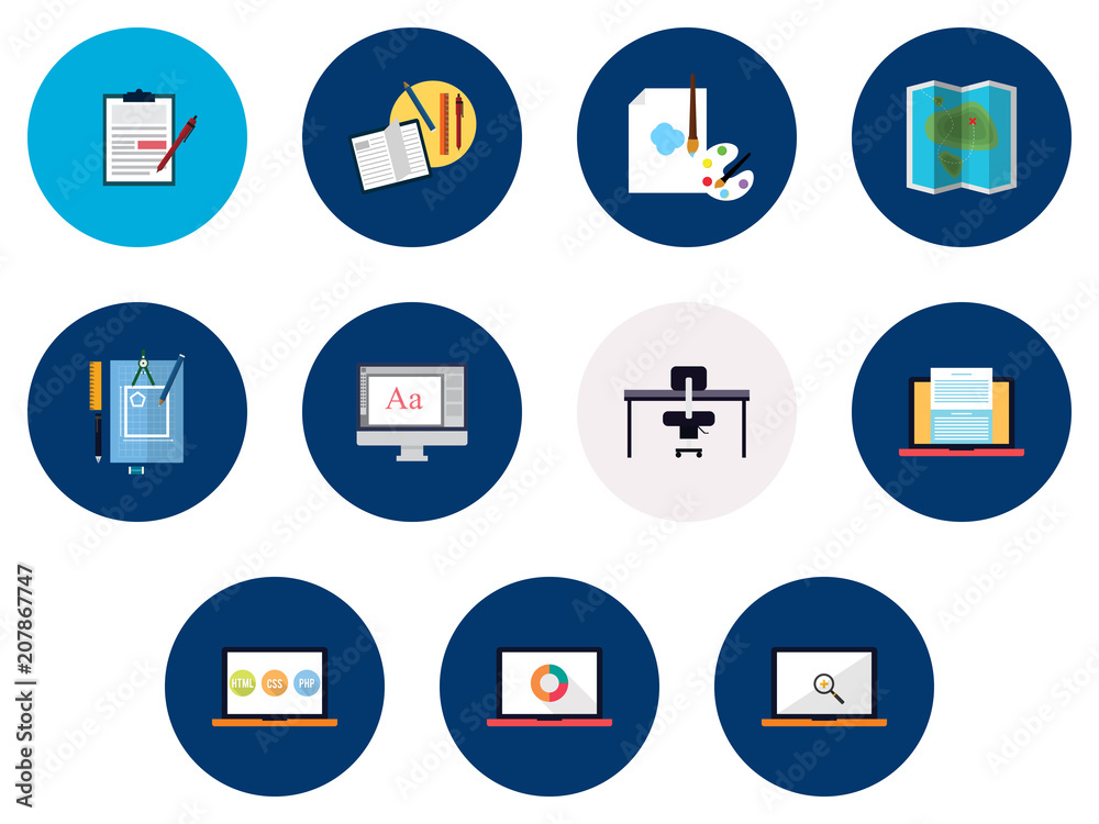 Multimedia Icons Design Multimedia Icons Design