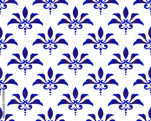 royal blue pattern
