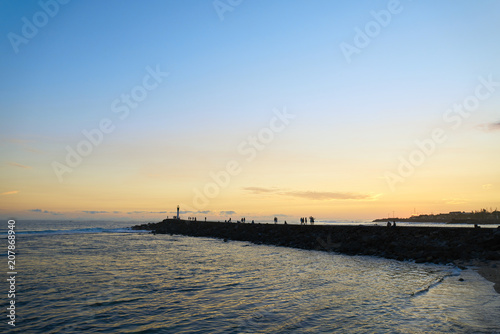 Terre-Sainte sunset, saint-pierre, reunion island
