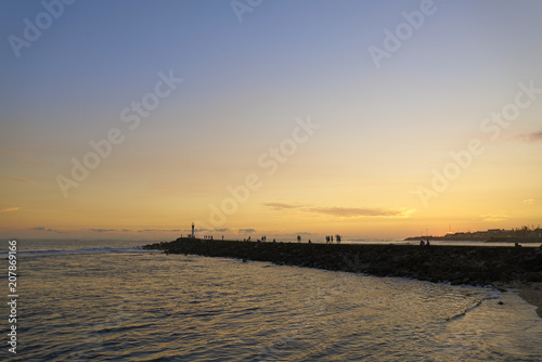 Terre-Sainte sunset  saint-pierre  reunion island
