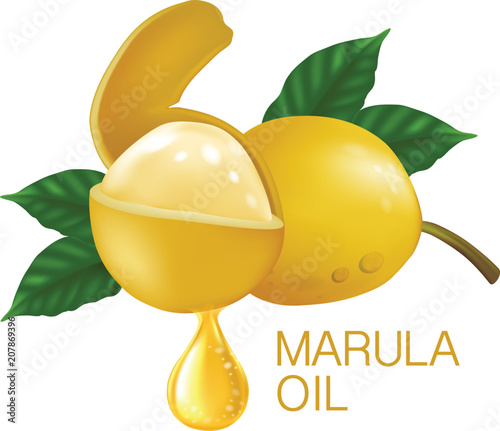 Face Skin Care Marula Organic Serum