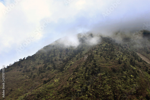 Scenic Himalayan mountain view in North Sikkim, India. On the way to Gurudongmar lake. Himalayan mountain view in North Sikkim, India.