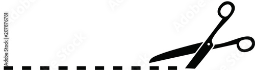 Scissors for cuttifng illustration