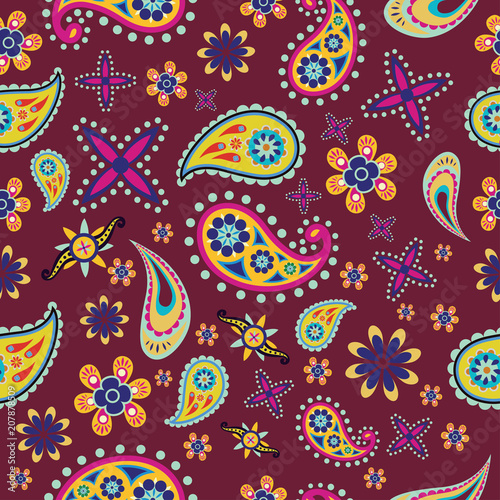Beautiful Pattern with paisley design