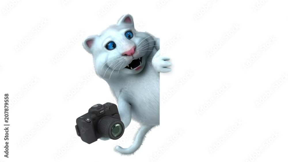 Fun cat - 3D Animation Fun cat - 3D Animation