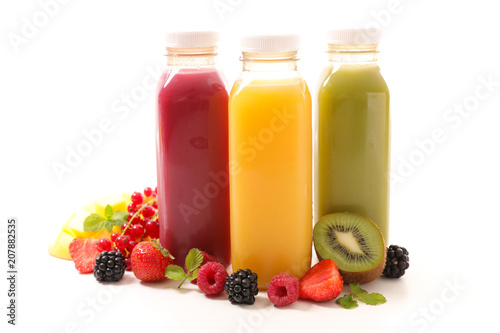 Foto assorted fruit juice