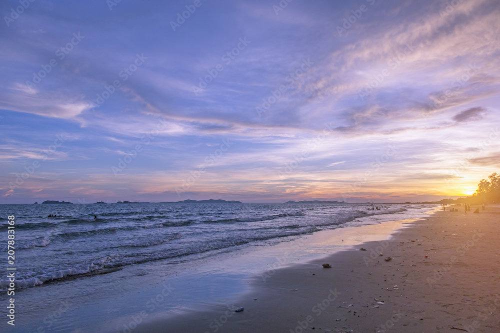 Obraz premium Sunset with sky