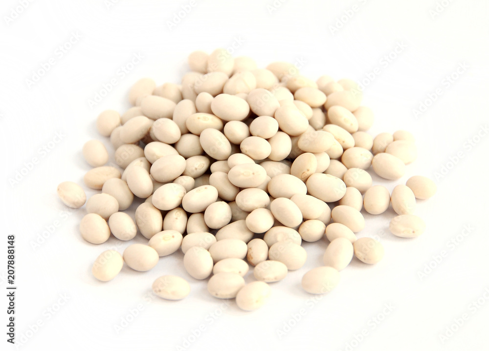 а heap of Ethiopian beans on white background а heap of Ethiopian beans on white background