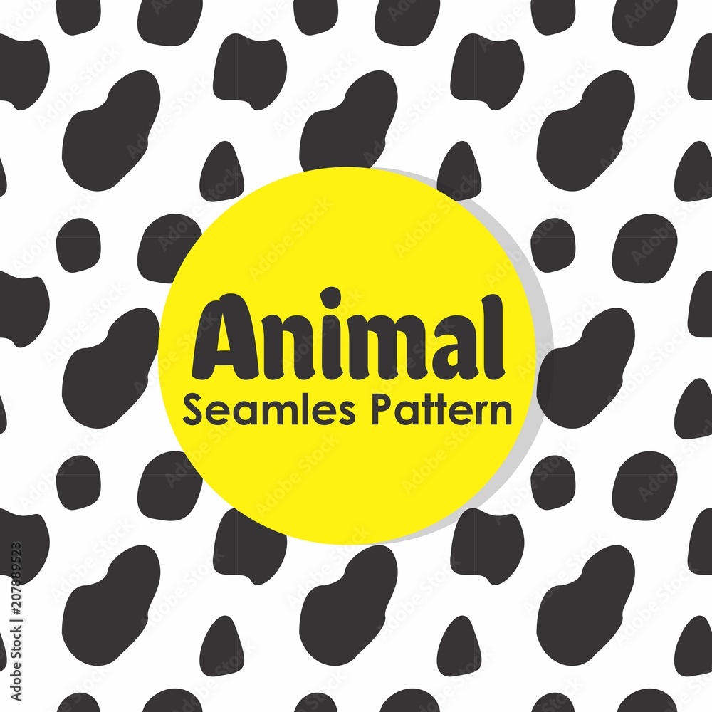 Fototapeta premium Animal Seamless Pattern