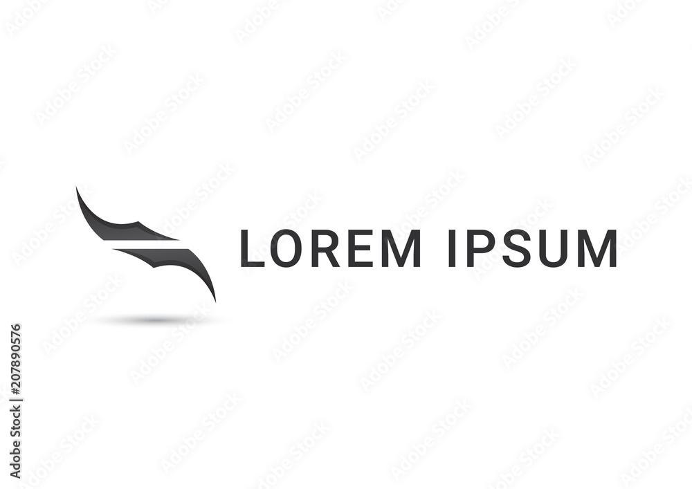 blade slice vector logo design template, sharp icon, equal sign, vector illustration