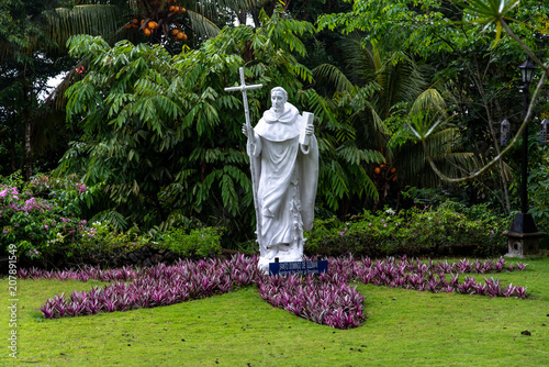 Santo Domingo de Guzman statue at Caleruega Chapel photo