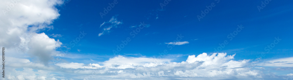 blue sky background with tiny clouds. panorama blue sky background with tiny clouds. panorama